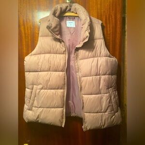 Old Navy Light Pink Puffer Vest